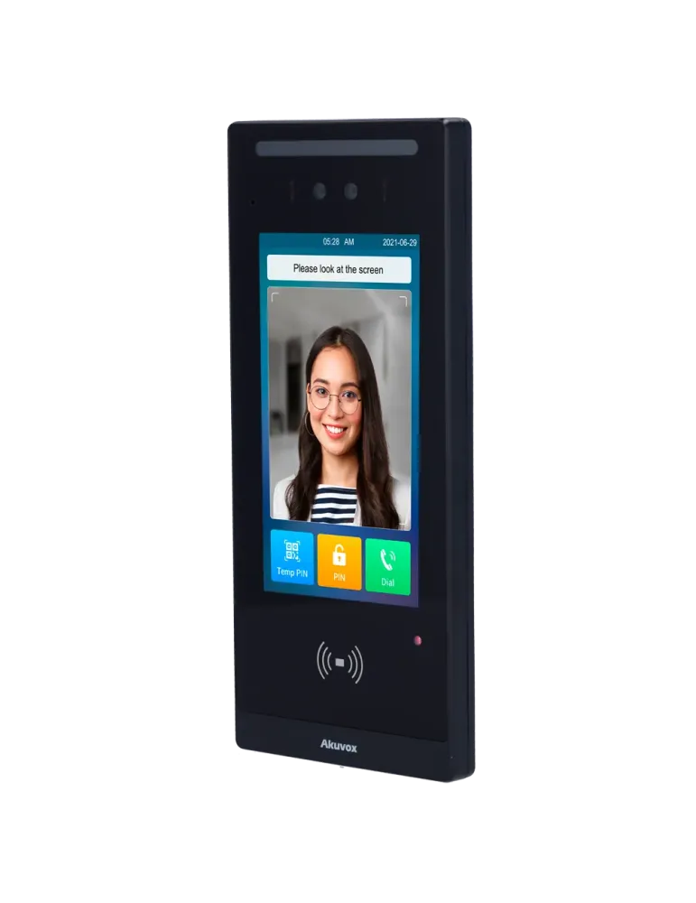 AKUVOX Videoportero IP con control de acceso - Cámara 2 Mpx | Audio y
