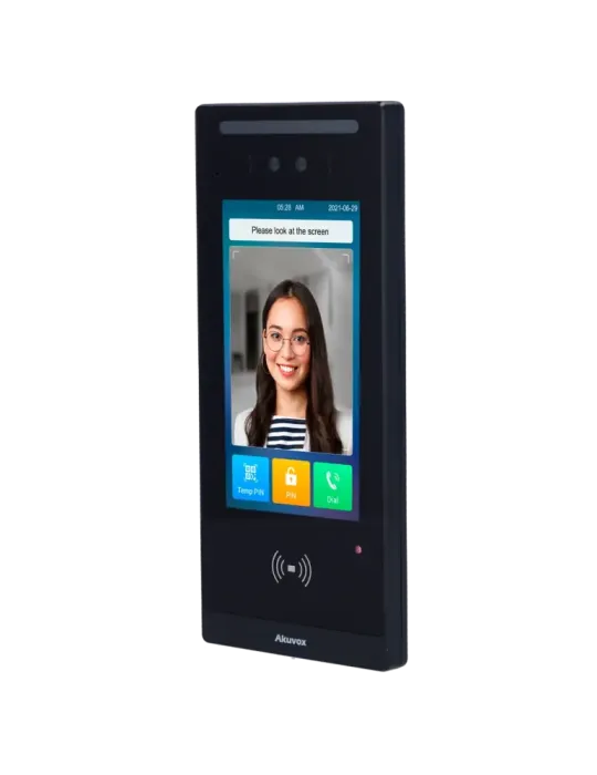 AKUVOX Videoportero IP con control de acceso - Cámara 2 Mpx | Audio y