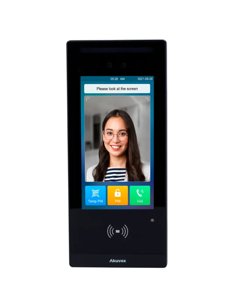 AKUVOX Videoportero IP con control de acceso - Cámara 2 Mpx | Audio y