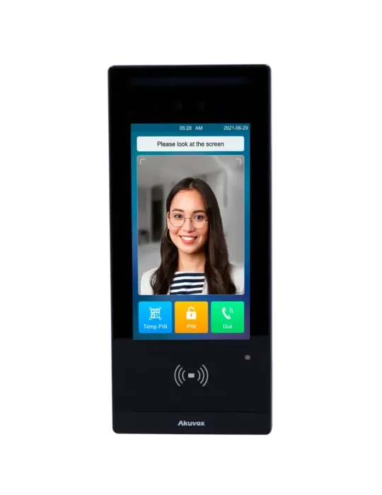 AKUVOX Videoportero IP con control de acceso - Cámara 2 Mpx | Audio y
