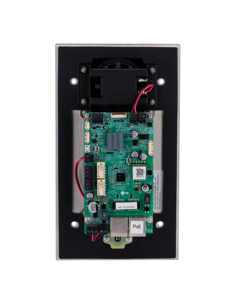 AKUVOX Portero IP antivandálico IK10 - Audio bidireccional - 2 relés |