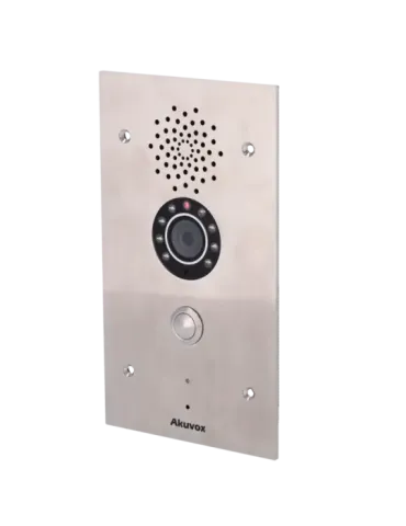 AKUVOX Videoportero IP - Cámara 2 Mpx | Audio bidireccional - 2 relés