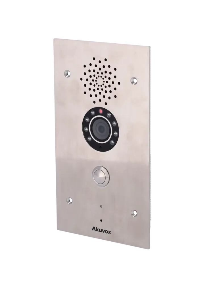 AKUVOX Videoportero IP - Cámara 2 Mpx | Audio bidireccional - 2 relés