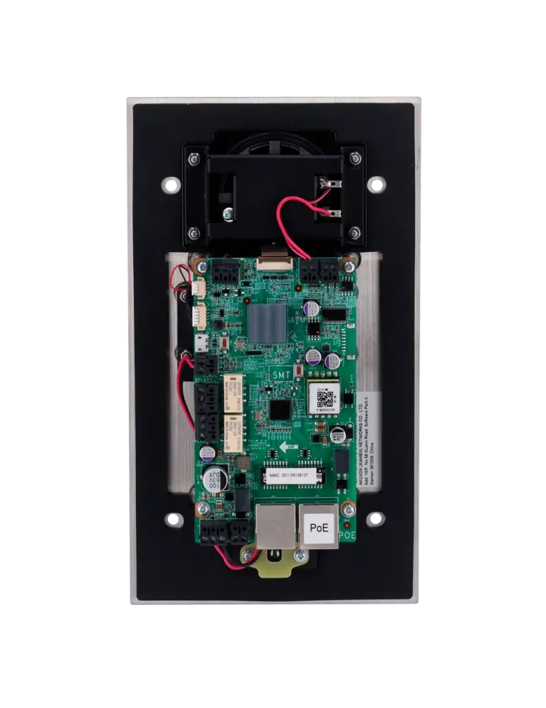 AKUVOX Videoportero IP - Cámara 2 Mpx | Audio bidireccional - 2 relés