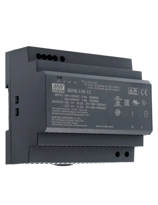 AKUVOX Fuente de alimentación - Salida 12 V / 10 A / 150 W - 2 salidas