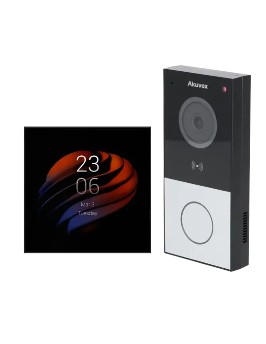 AKUBELA Kit de domótica y videoportero Android - IP y WiFi | Placa y m