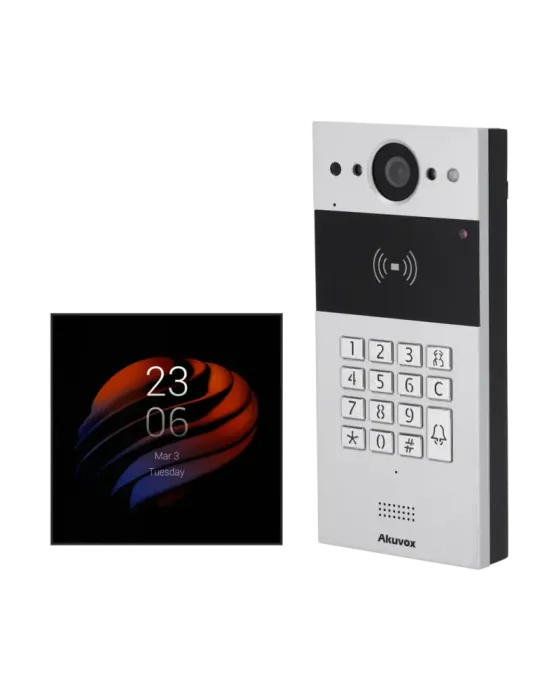 AKUBELA Kit de domótica y videoportero Android - IP y WiFi | Placa y m