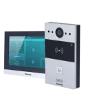 AKUVOX Kit de videoportero Linux - 2 hilos y WiFi | Placa y monitor -