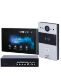 AKUVOX Kit de videoportero en superficie Linux - IP | Placa y monitor