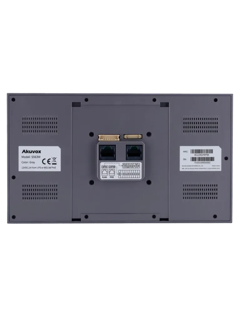 AKUVOX Kit de videoportero Android - IP | Placa y monitor - Audio bidi