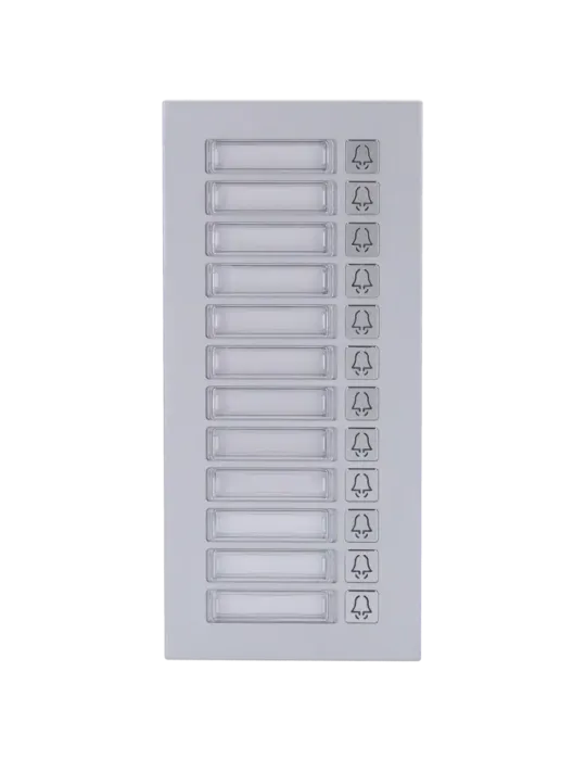 AKUVOX Módulo de extensión - 12 botones - Compatible con AK-R20B-xB y