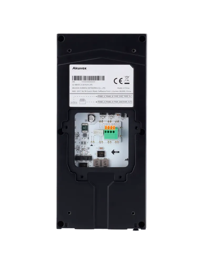 AKUVOX Módulo de extensión - 6 botones y panel informativo - Compatibl