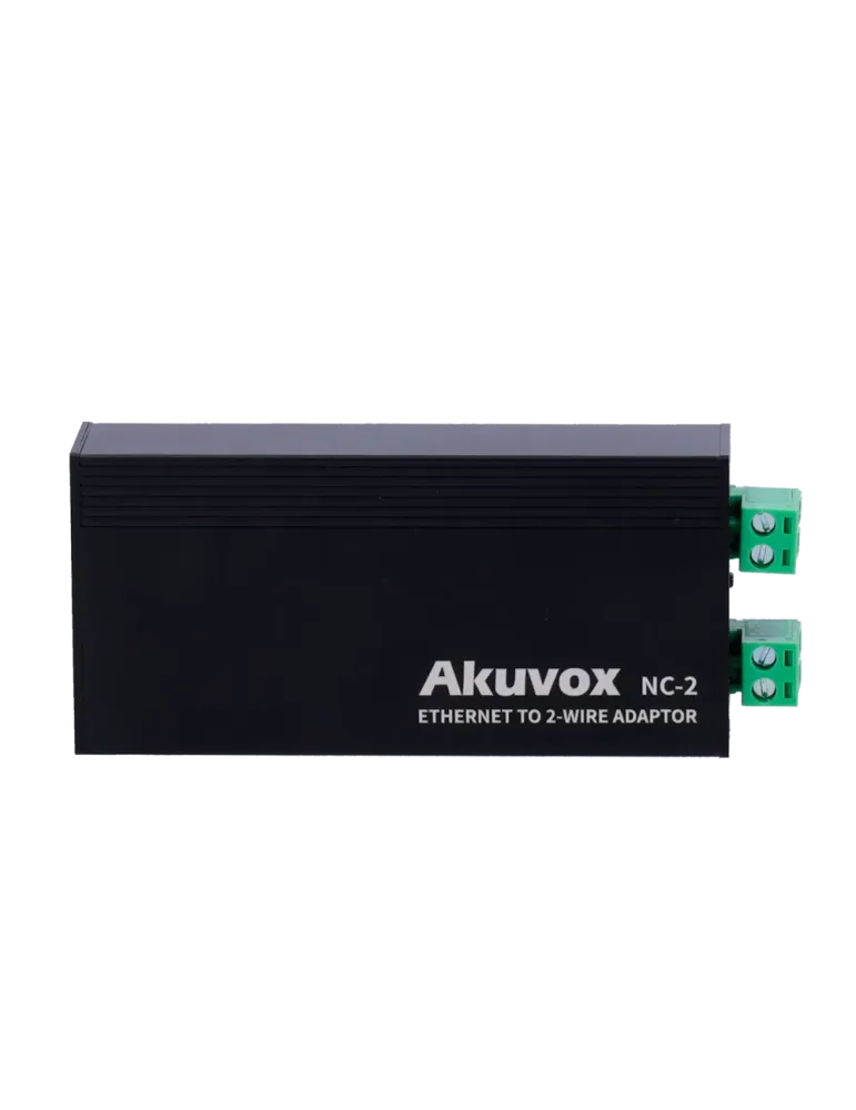 AKUVOX Conversor IP a 2 hilos - 1 grupo de 2 hilos - 1 grupo TCP/IP co