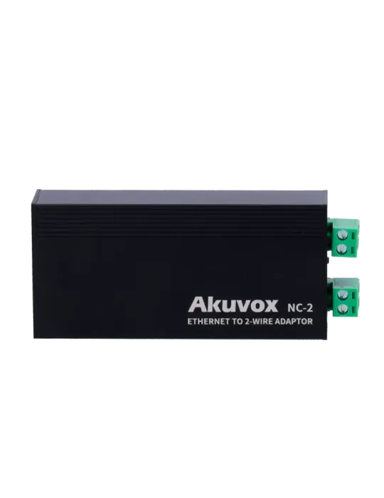 AKUVOX Conversor IP a 2 hilos - 1 grupo de 2 hilos - 1 grupo TCP/IP co