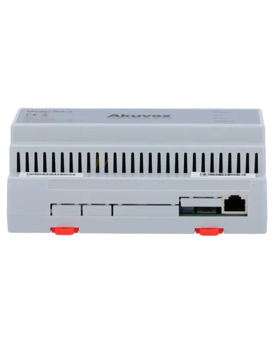 AKUVOX Conversor 2 hilos a IP - 6 grupos de 2 hilos - TCP/IP con RJ45