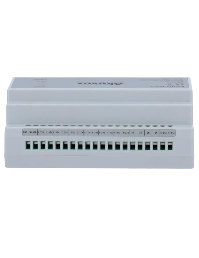 AKUVOX Conversor 2 hilos a IP - 6 grupos de 2 hilos - TCP/IP con RJ45