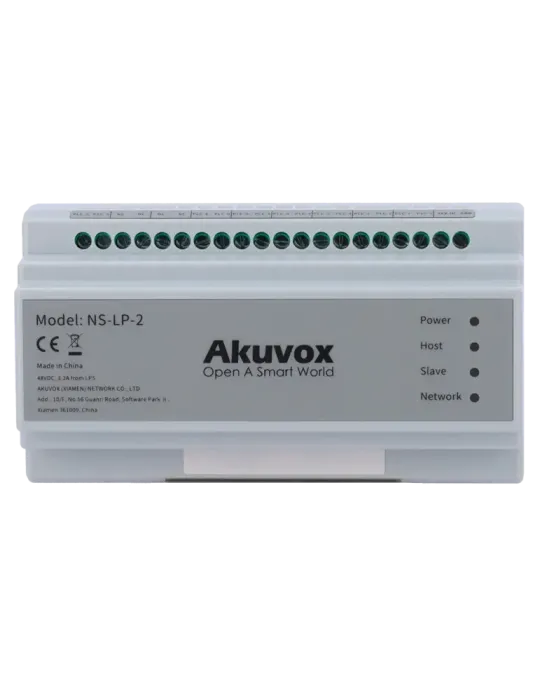 AKUVOX Distribuidor para comunidades 2 hilos LP - Alimenta hasta 26 mo