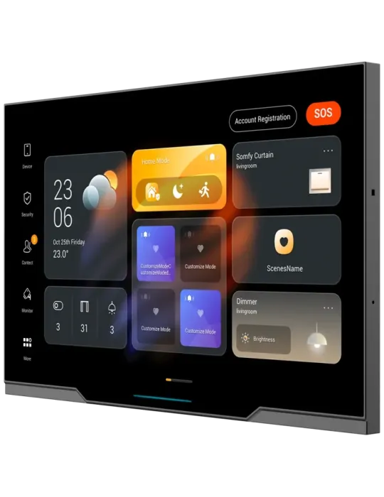 AKUBELA Monitor Android 12.0 para domótica - Pantalla TFT de 10″ | Apl