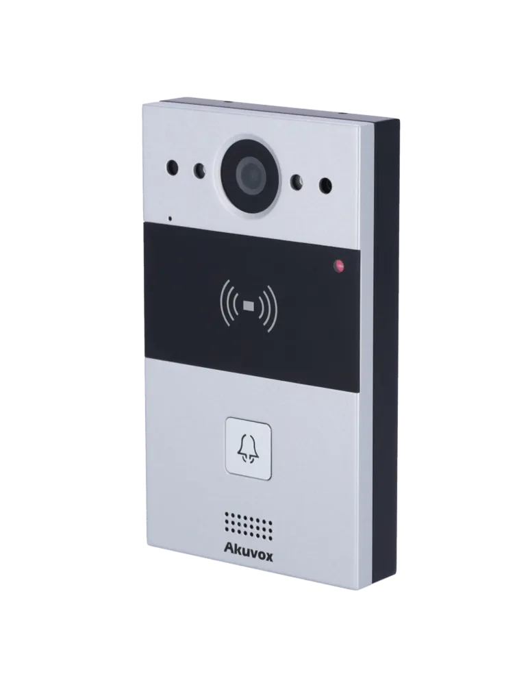 AKUVOX Videoportero 2 hilos en superficie - Cámara 2 Mpx | Audio bidir
