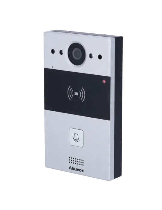 AKUVOX Videoportero 2 hilos en superficie - Cámara 2 Mpx | Audio bidir