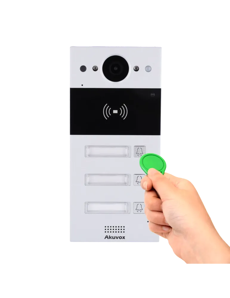 AKUVOX Videoportero IP en superficie - Cámara 2 Mpx | Audio bidireccio