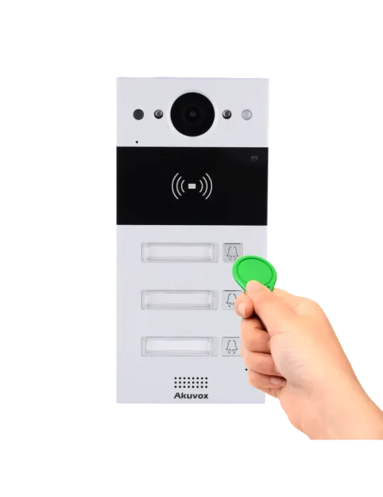 AKUVOX Videoportero IP en superficie - Cámara 2 Mpx | Audio bidireccio
