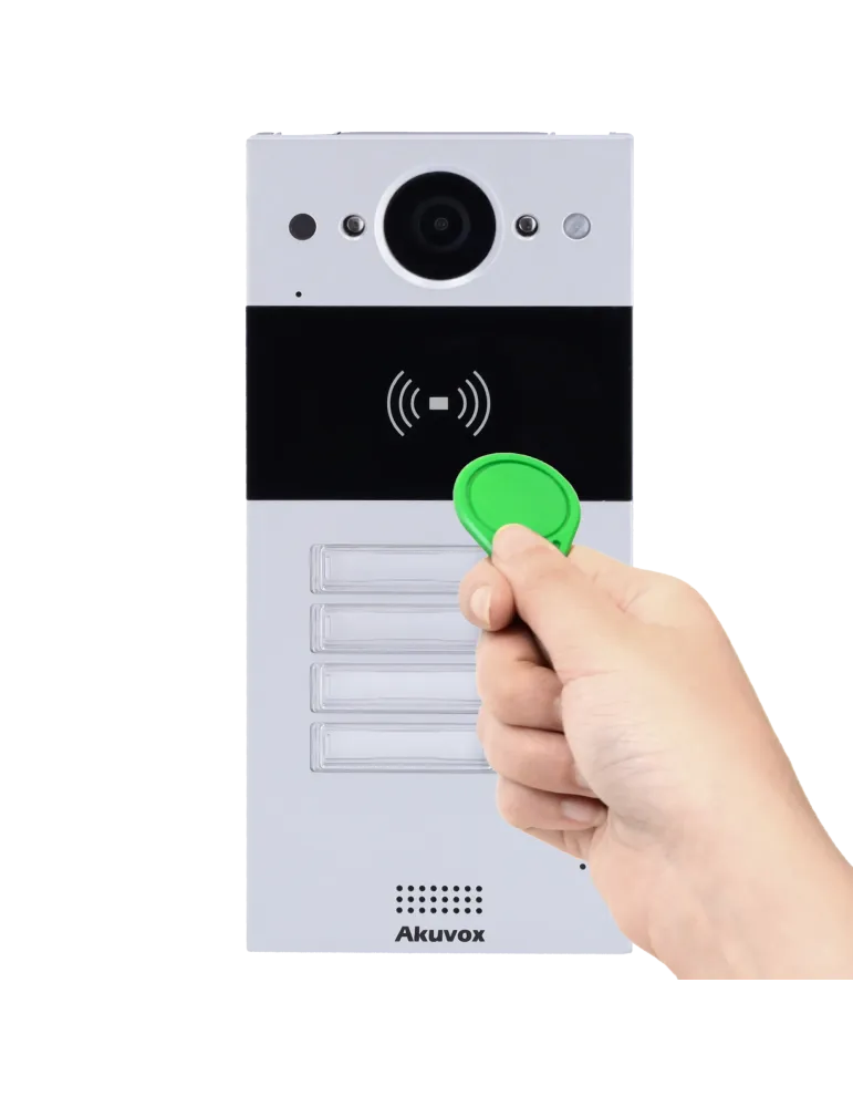 AKUVOX Videoportero IP en superficie - Cámara 2 Mpx | Audio bidireccio