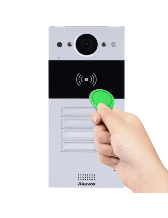 AKUVOX Videoportero IP en superficie - Cámara 2 Mpx | Audio bidireccio