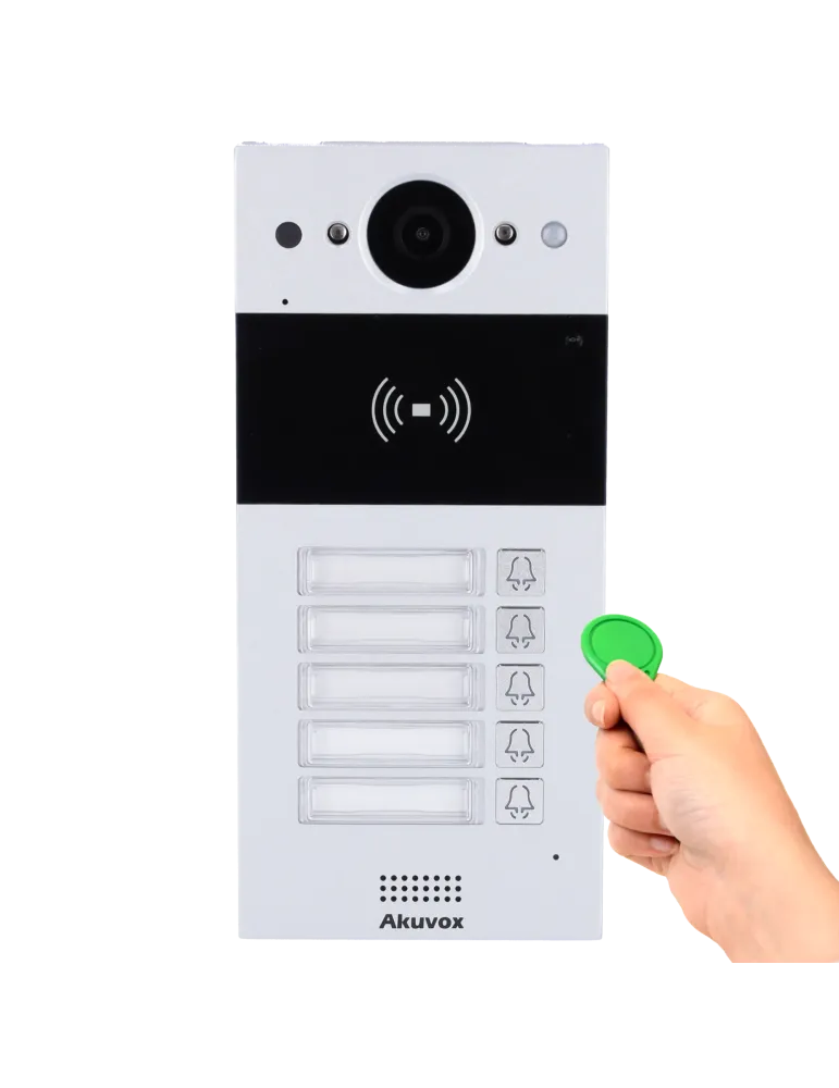 AKUVOX Videoportero IP en superficie - Cámara 2 Mpx | Audio bidireccio