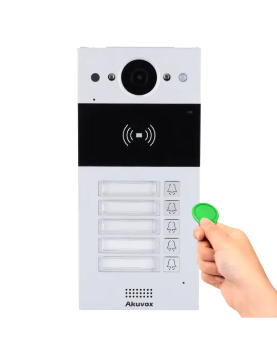 AKUVOX Videoportero IP en superficie - Cámara 2 Mpx | Audio bidireccio