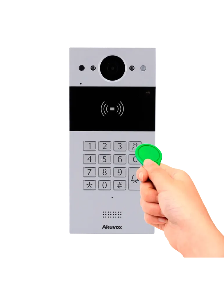 AKUVOX Videoportero IP en superficie - Cámara 2 Mpx | Audio bidireccio