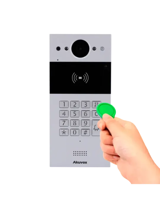 AKUVOX Videoportero IP en superficie - Cámara 2 Mpx | Audio bidireccio