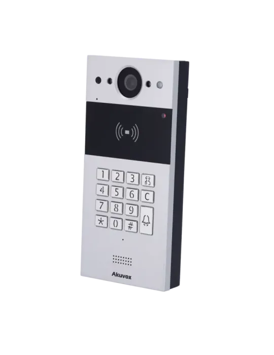 AKUVOX Videoportero 2 hilos en superficie - Cámara 2 Mpx | Audio bidir