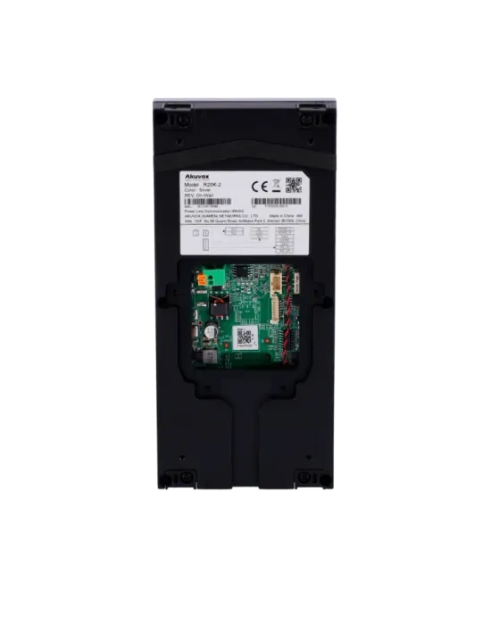 AKUVOX Videoportero 2 hilos en superficie - Cámara 2 Mpx | Audio bidir