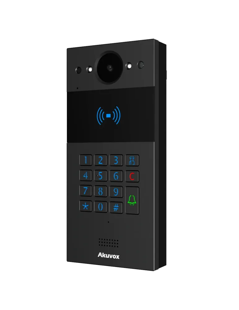 AKUVOX Videoportero IP en superficie - Cámara 2 Mpx | Audio bidireccio