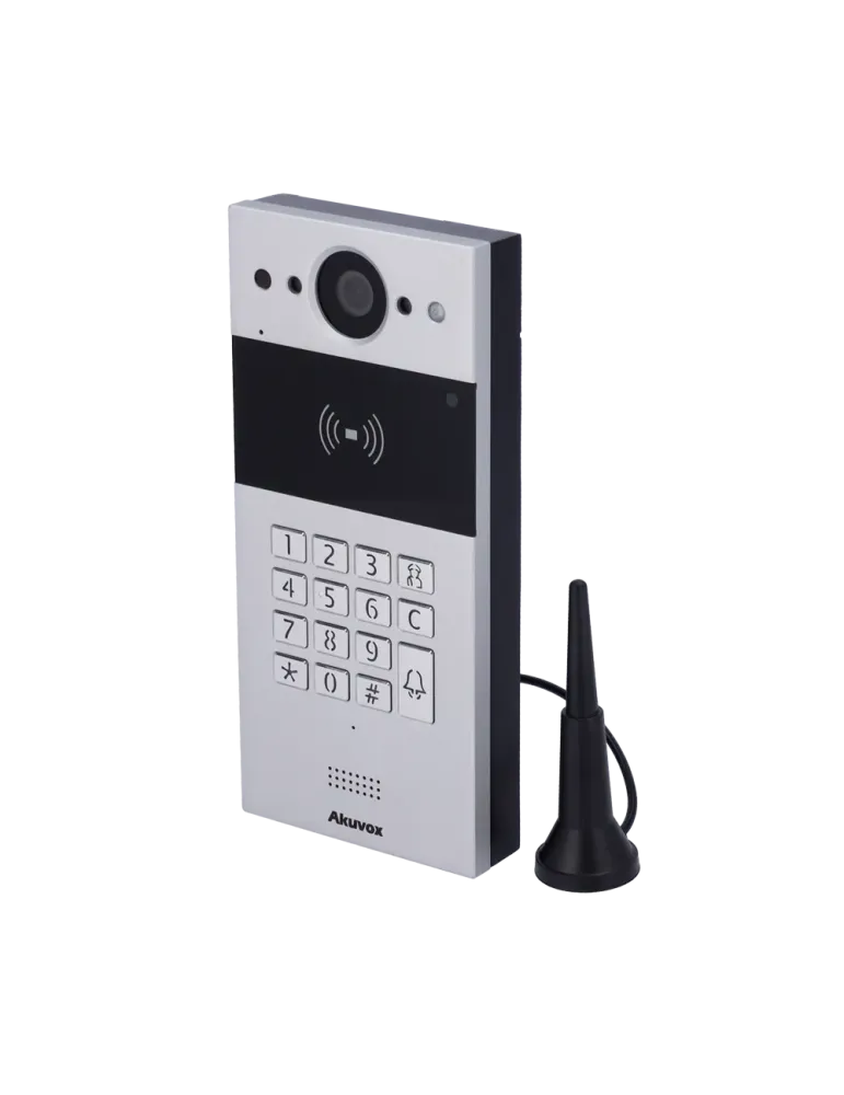 AKUVOX Videoportero IP en superficie - Cámara 2 Mpx | Audio bidireccio