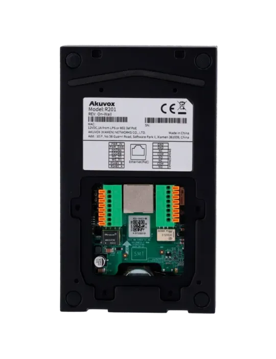 AKUVOX Videoportero IP en superficie - Cámara 4 Mpx gran angular | Aud
