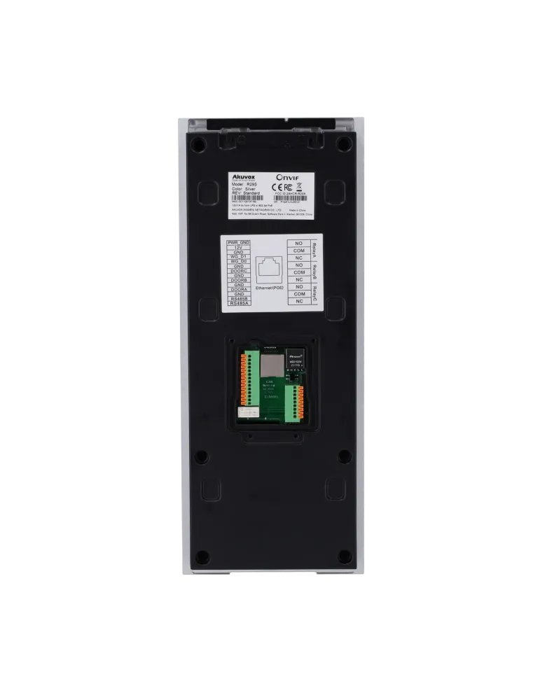 AKUVOX Videoportero IP - Cámara 3 Mpx | Audio y vídeo bidireccional -
