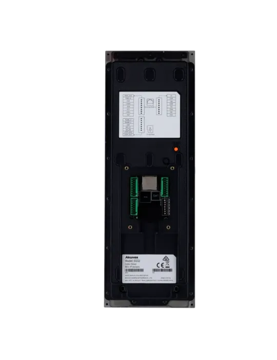 AKUVOX Videoportero IP antivandálico IK08 - Cámara 2 Mpx | Audio bidir