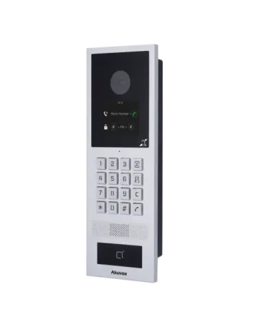 AKUVOX Videoportero IP antivandálico IK08 - Cámara 2 Mpx | Audio bidir