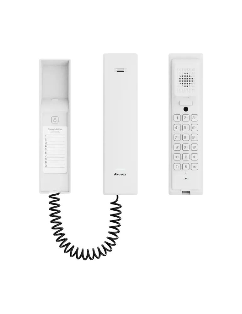 AKUVOX Telefonillo para videoportero - LED de estado y teclas de funci