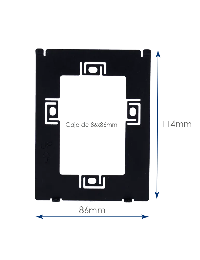 AKUVOX Monitor Linux para videoportero - Pantalla TFT de 7″ | Montaje
