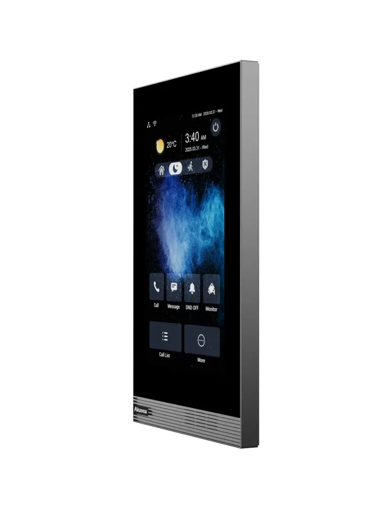 AKUVOX Monitor Linux para videoportero - Pantalla vertical TFT de 7″ -