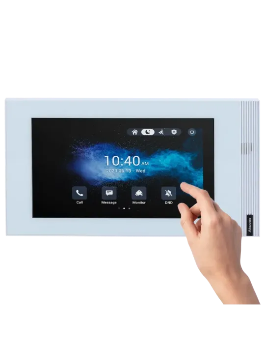 AKUVOX Monitor Linux para videoportero - Pantalla TFT de 7″ - Audio bi