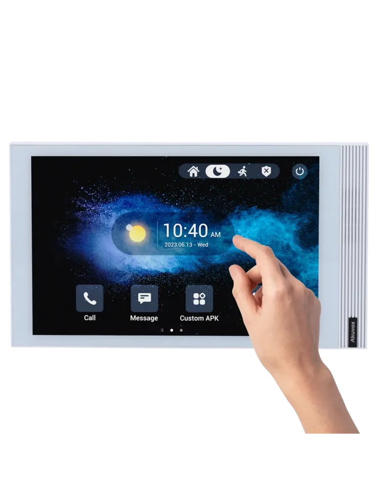 AKUVOX Monitor Android 12.0 para videoportero - Pantalla IPS de 8″ - A