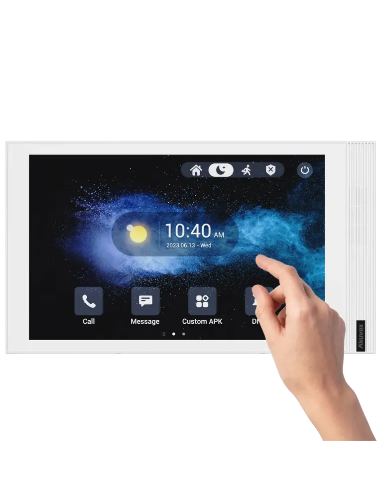 AKUVOX Monitor Android 12.0 para videoportero - Pantalla IPS de 8″ - A