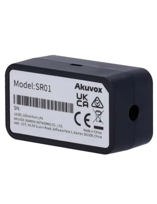 AKUVOX Módulo de puerta segura - Tamaño reducido para cajas de mecanis
