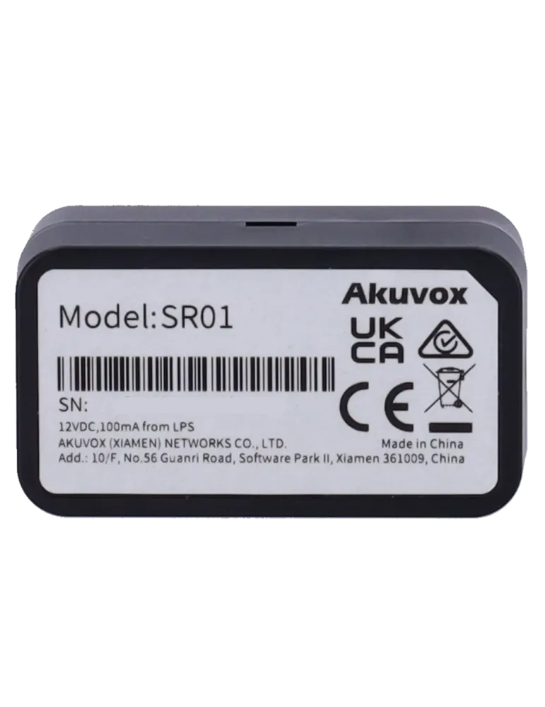 AKUVOX Módulo de puerta segura - Tamaño reducido para cajas de mecanis