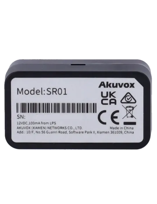AKUVOX Módulo de puerta segura - Tamaño reducido para cajas de mecanis