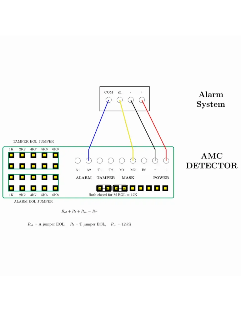 AMC Detector PIR doble tecnología - Certificado Grado 3 - Antimascotas